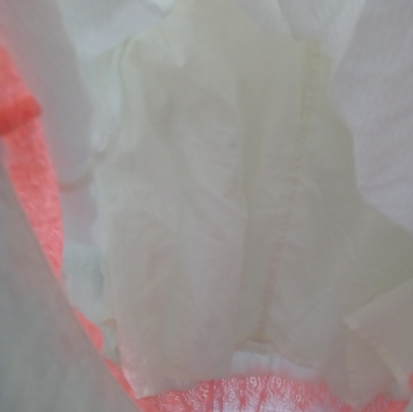 Free People Georgia Neon Lace Lightweight Sleeveless Lined Midi SunDress SM - Picture 8 of 11